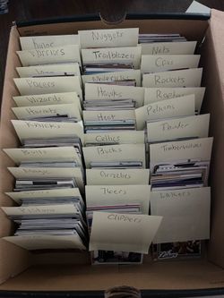 All 30 NBA Team Card Lot