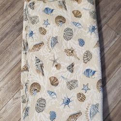 New Large Cotton Seashell Blanked King Size Retail $169