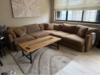 Sectional Couch Deep Cushions