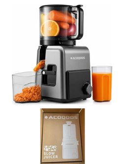 100% Brand New in box 3-in-1 Cold Press Juicer Machine 6.5" Extra Large Chute for Whole Fruit