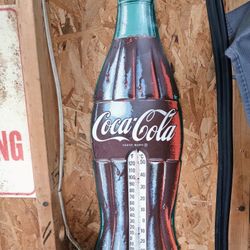 Vintage Coca Cola Thermometer 
