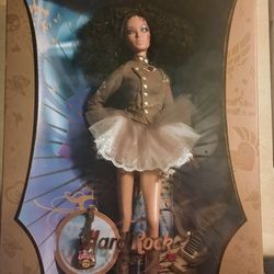 Hard Rock Cafe Limited Edition Barbie Doll Gold Label 2007 New In  Box