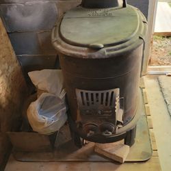 Vintage Majik Automatic No. 22 Cast Iron Stove wood heater- Birmingham Stove & Range