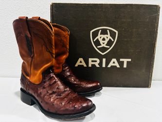 Ariat Bench Made Clanton Western Boots – Genuine Full-Quill Ostrich