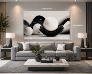 Cuadro en acrílico de bolas 60” x 40”🖼️