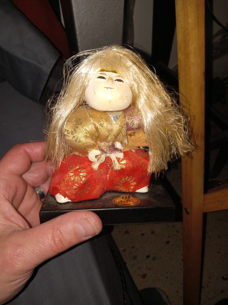 Handmade Kabuki Doll Japan