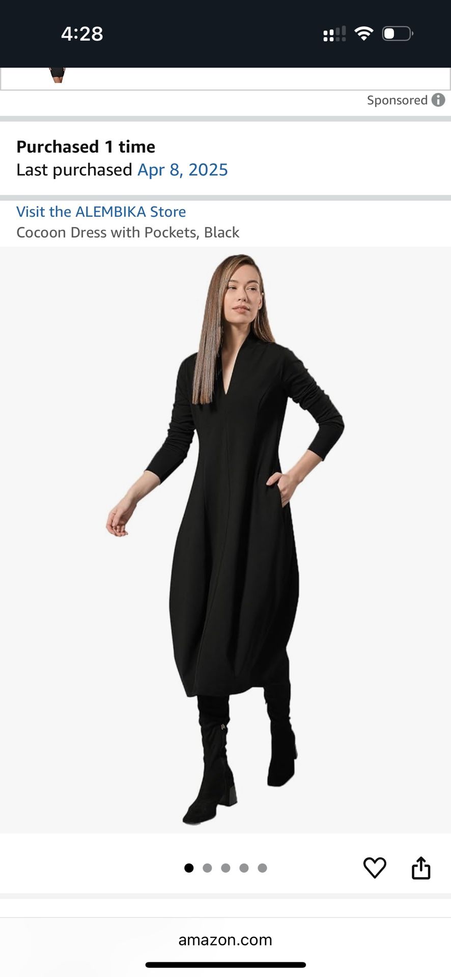 Alembika Caccoon Dress Size 0