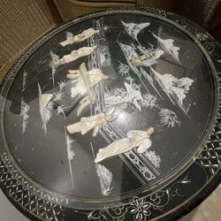 Wood Chinese Table - Black