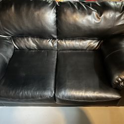 Black Leather Couches