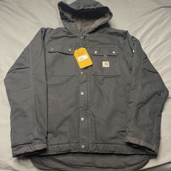 Men’s Carhartt Sherpa-Lined Utility Heavyweight Adjustable Jacket - Size Medium
