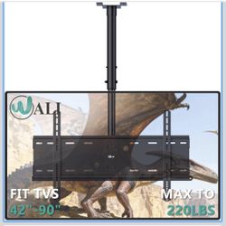 Ceiling mount for 42-90 inch TVs, adjustable 