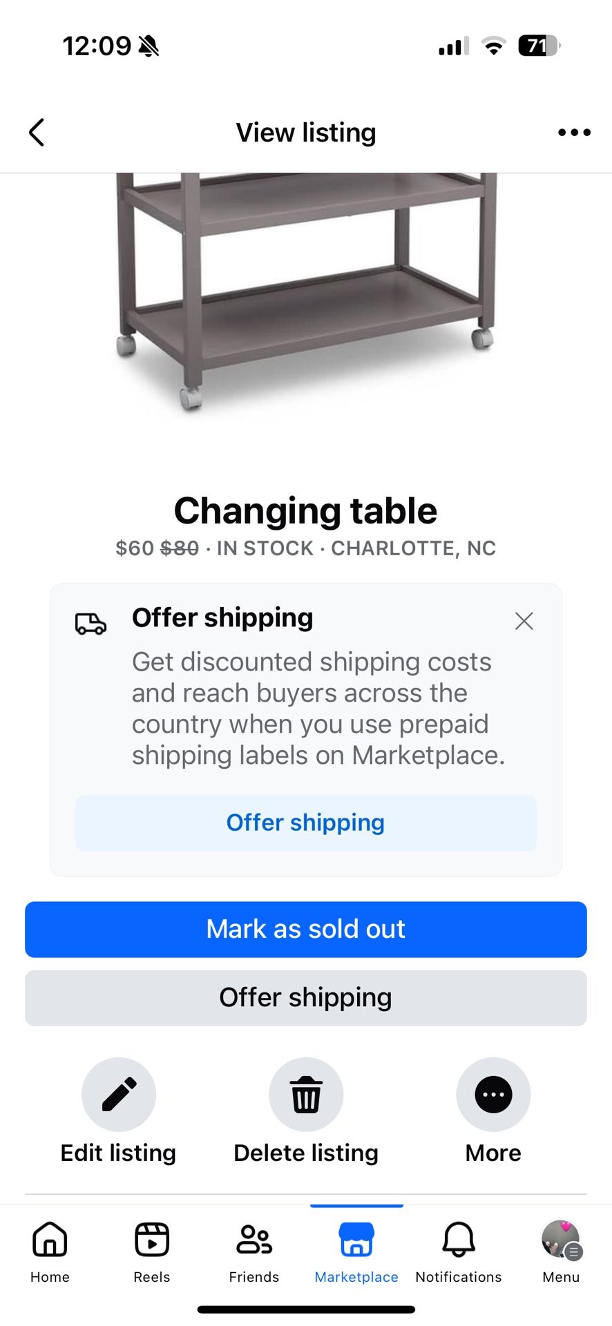 Changing Table