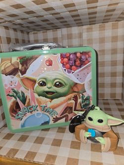 BBW Star Wars Grogu Snack Box & Grogu Pocketbac Holder Bundle NEW
