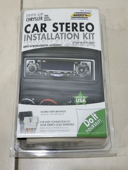 Car stereo installation kit