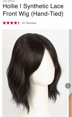 Hollie I Synthetic Lace Front Wig (Hand-Tied), color 4 Brownie Finale