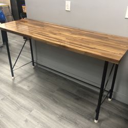 Custom Butcher Block Table 