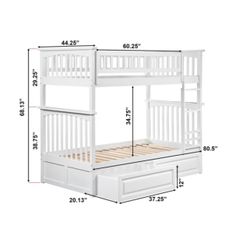 Bunk Bed For Sale $300 With Two Twin Size Mattress 