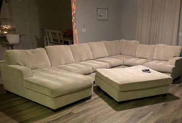 $400 obo Couch, sectional with ottoman