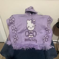 Hello Kitty Poncho  One Size 