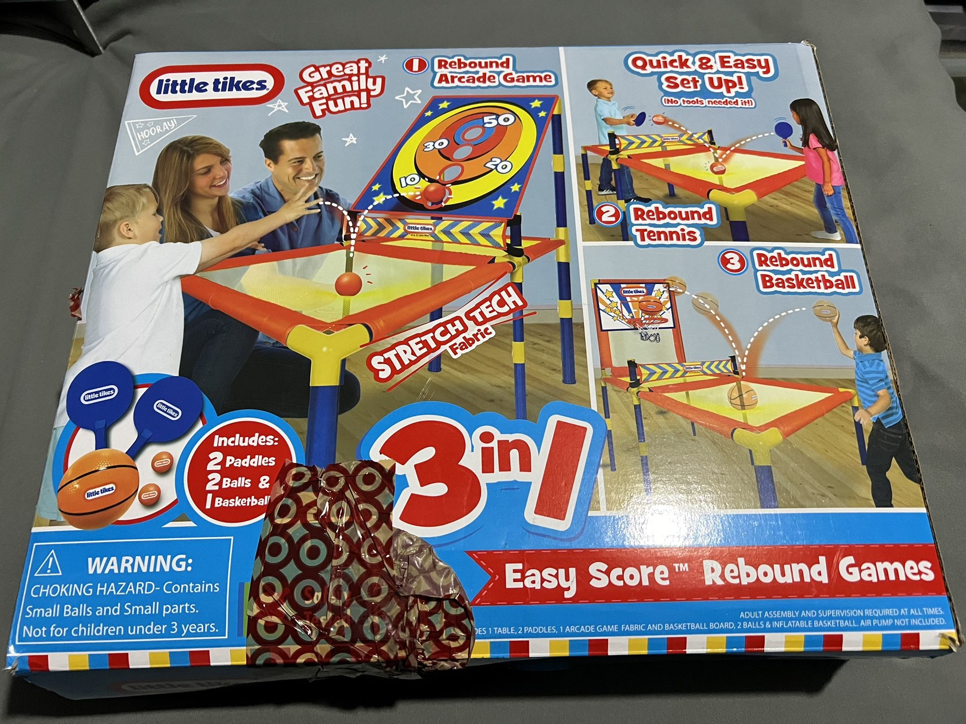 Little Tikes 3-in-1 Easy Score Rebound Games (New)