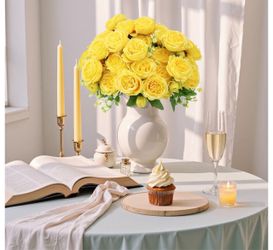 Yellow Artificial Roses