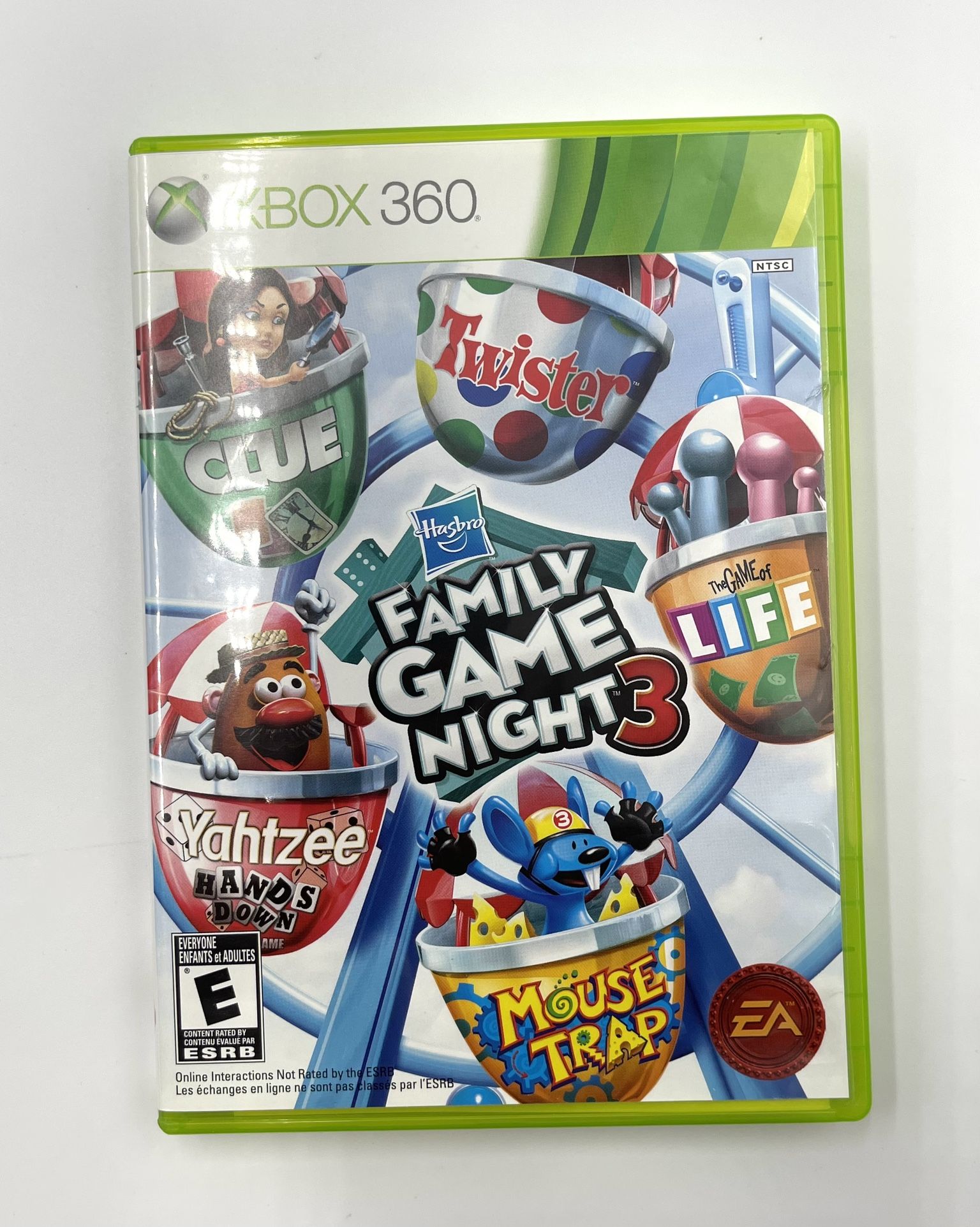 Hasbro Family Game Night 3 Microsoft XBOX 360 Video Game