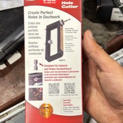 Malco HC1 2 in. to 12 in. Sheet Metal Hole Cutter Accessory for 1/4 in