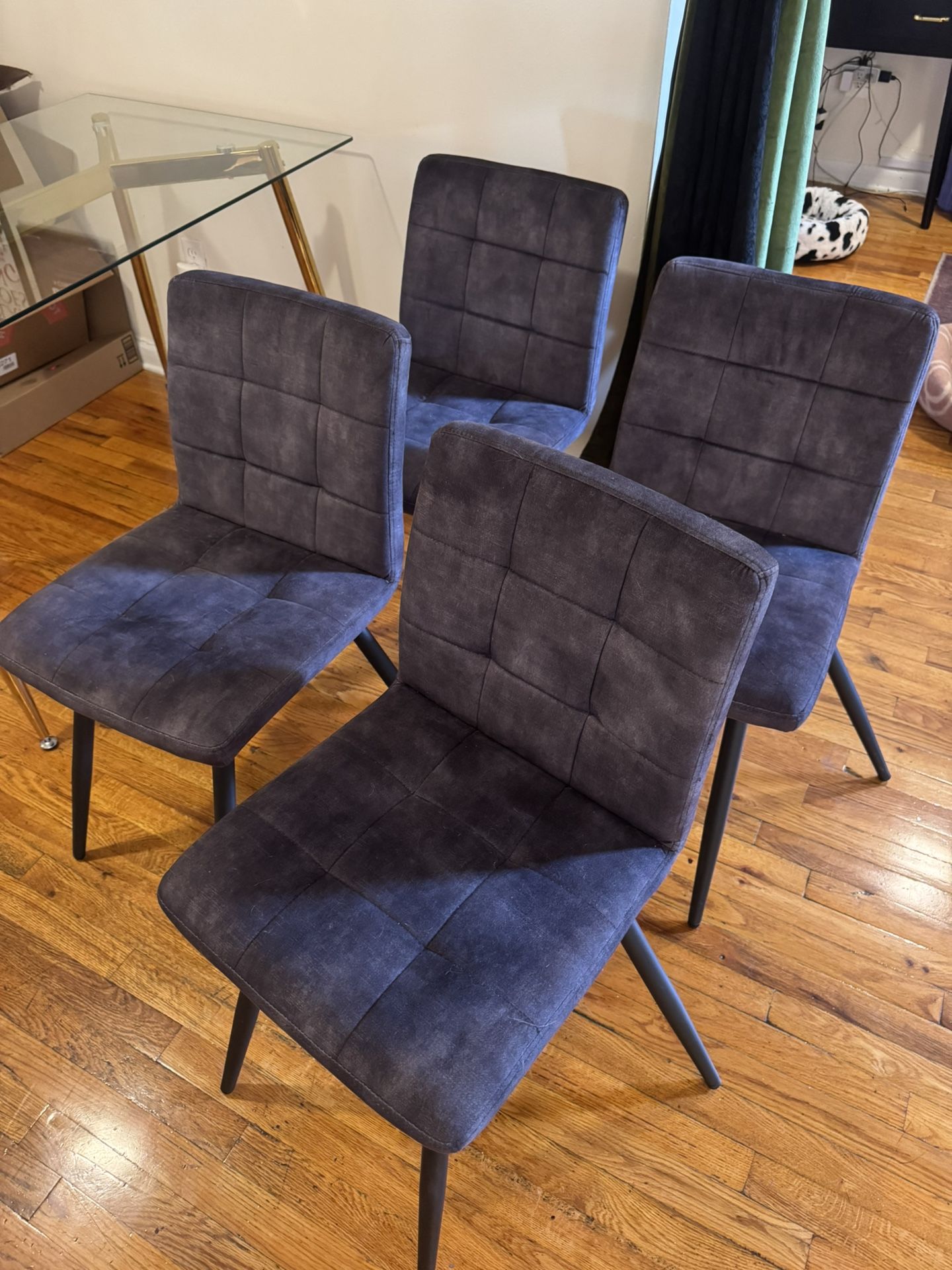 Chairs (4) Dark Grey