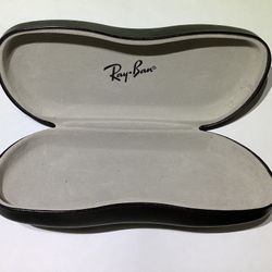Ray-Ban’s Glasses Case. Light Grey Inside.