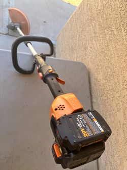 WORX 40V cordless Trimmer/Edger with batteries