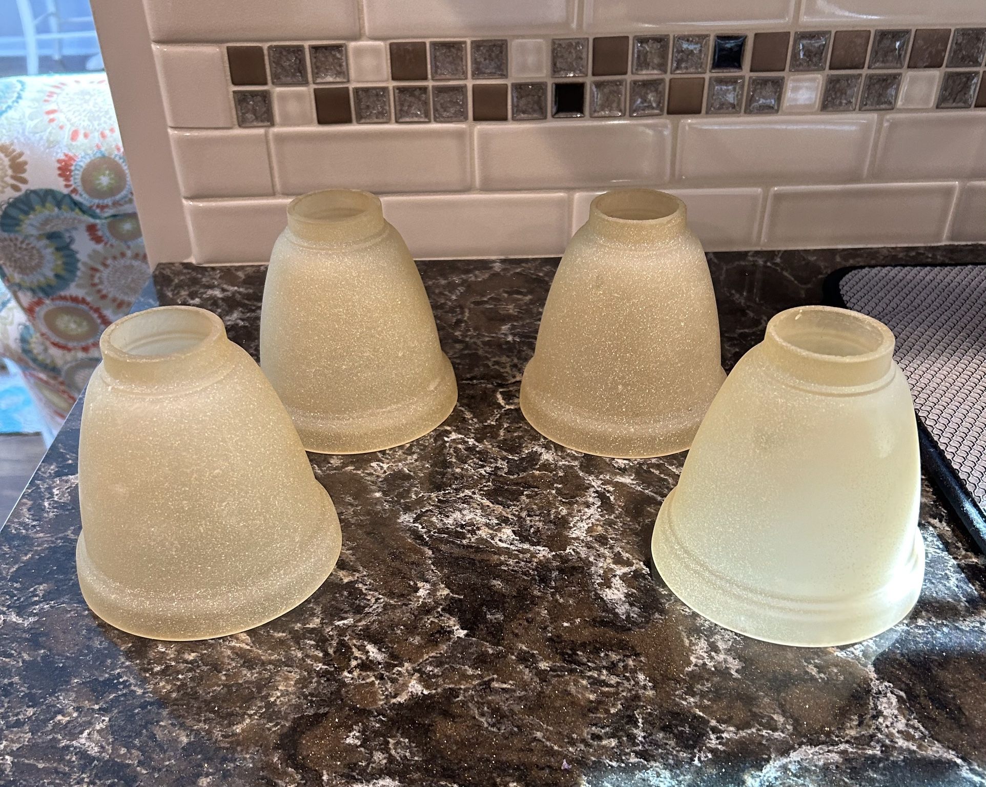 4 Ceiling Fan Light Shades Or Vanity Light Shades