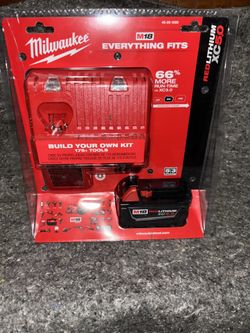 Milwaukee M18 18-Volt Lithium-Ion XC Starter Kit with One 5.0Ah Battery and Charger