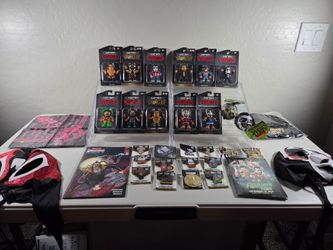 Pro Wrestling Crate Pins, Micro Brawlers, Micro Ballz