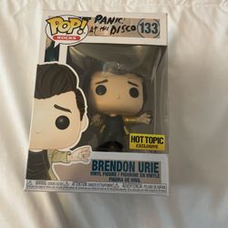 Funko Pop! Panic at the disco Brendon Urie (hot topic exclusive) #133
