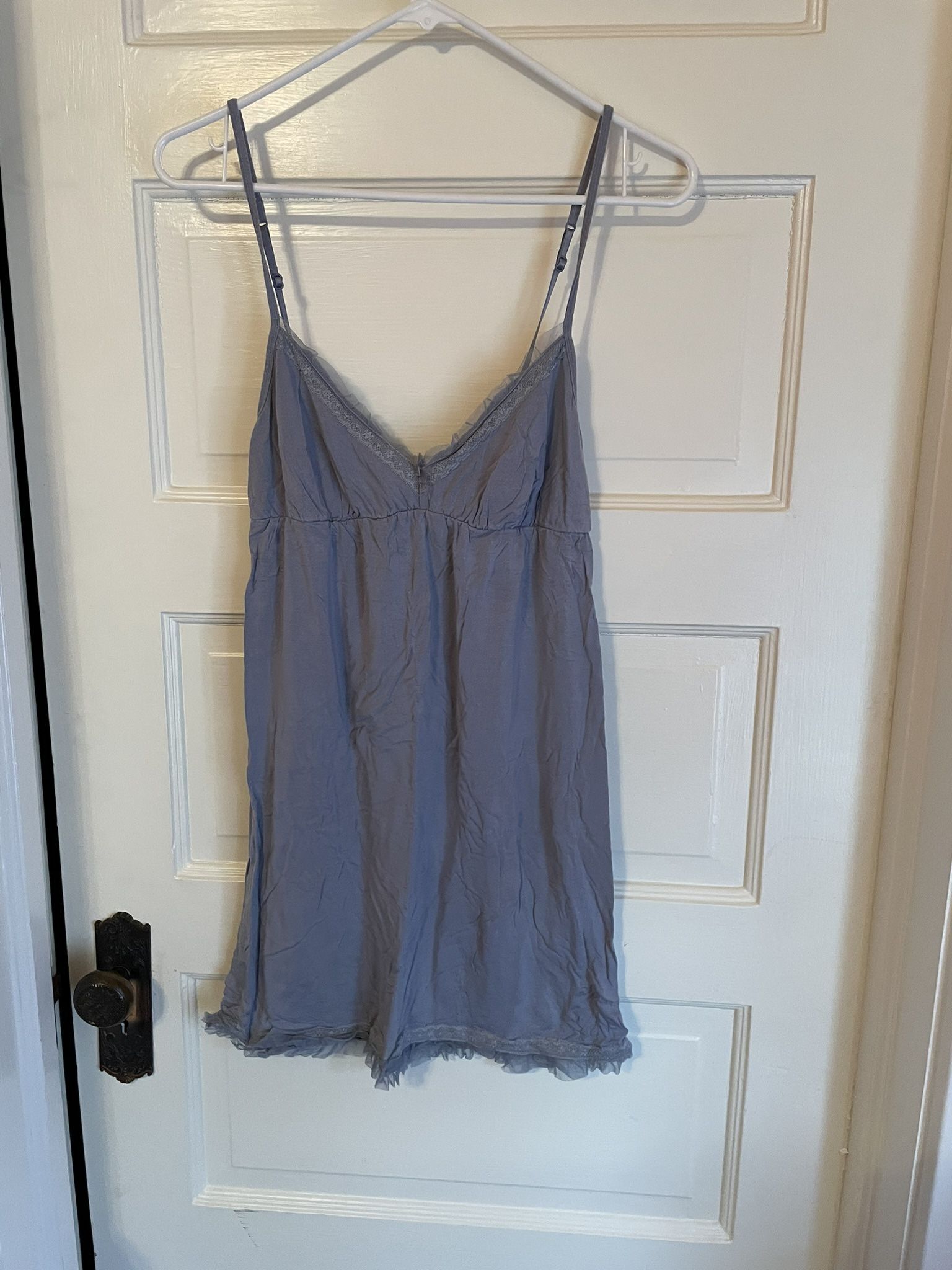 victoria’s secret modal nightgown light blue - medium