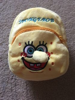 New baby toddler spongebob backpack
