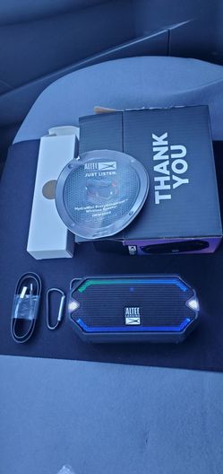 Altec Lansing Hydramini Everything Proof Wireless Bluetooth Mini Speaker with LED Lights, Asking $20 Firm on Price