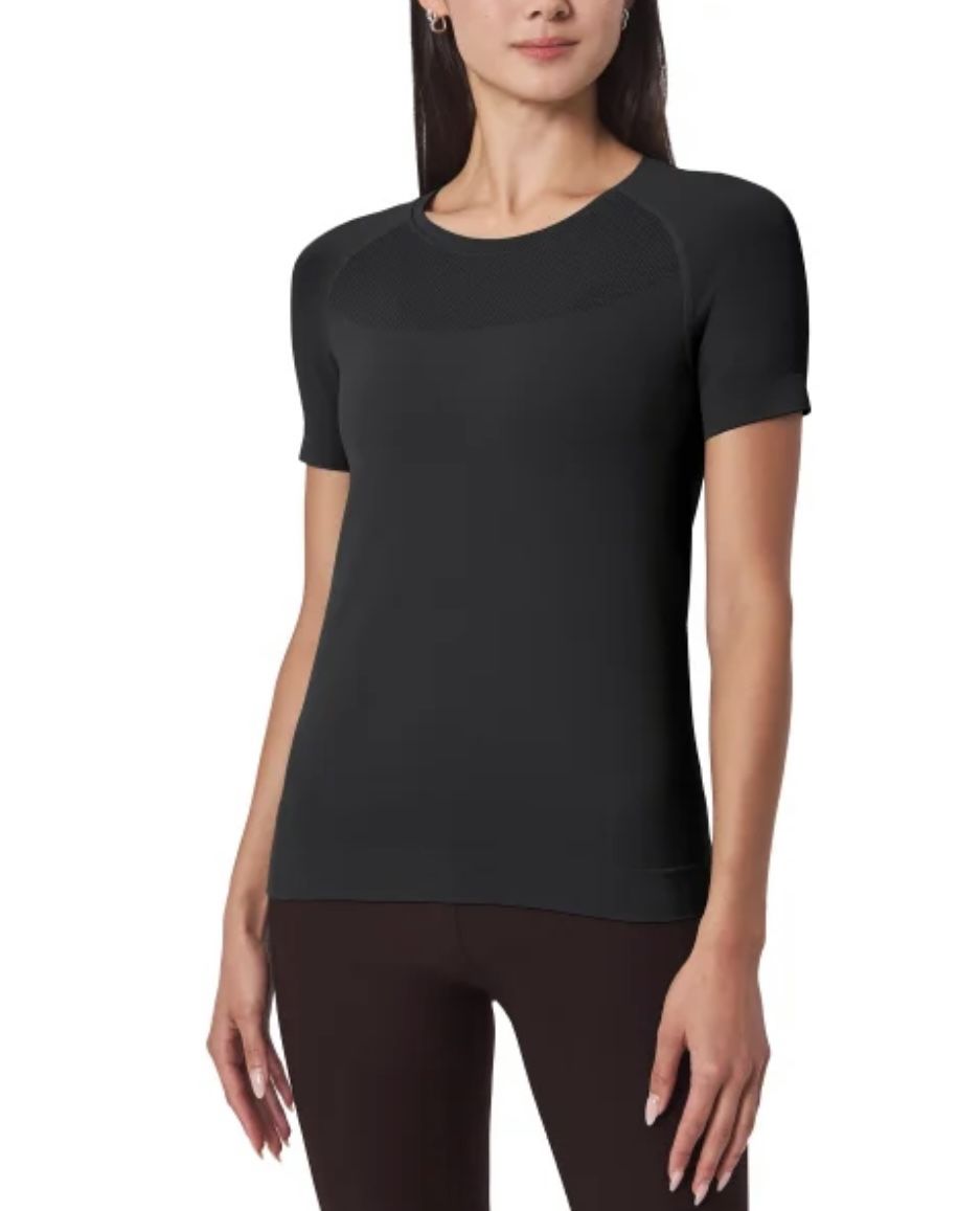 NWT Mondetta Women's Short Sleeve Seamless Tee Size L