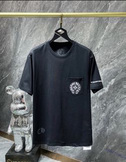 chrome heart shirt black and white size medium