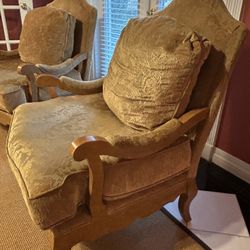 Custom Designed Verona Bergere Chairs - $500 a pair or $250 a piece 
