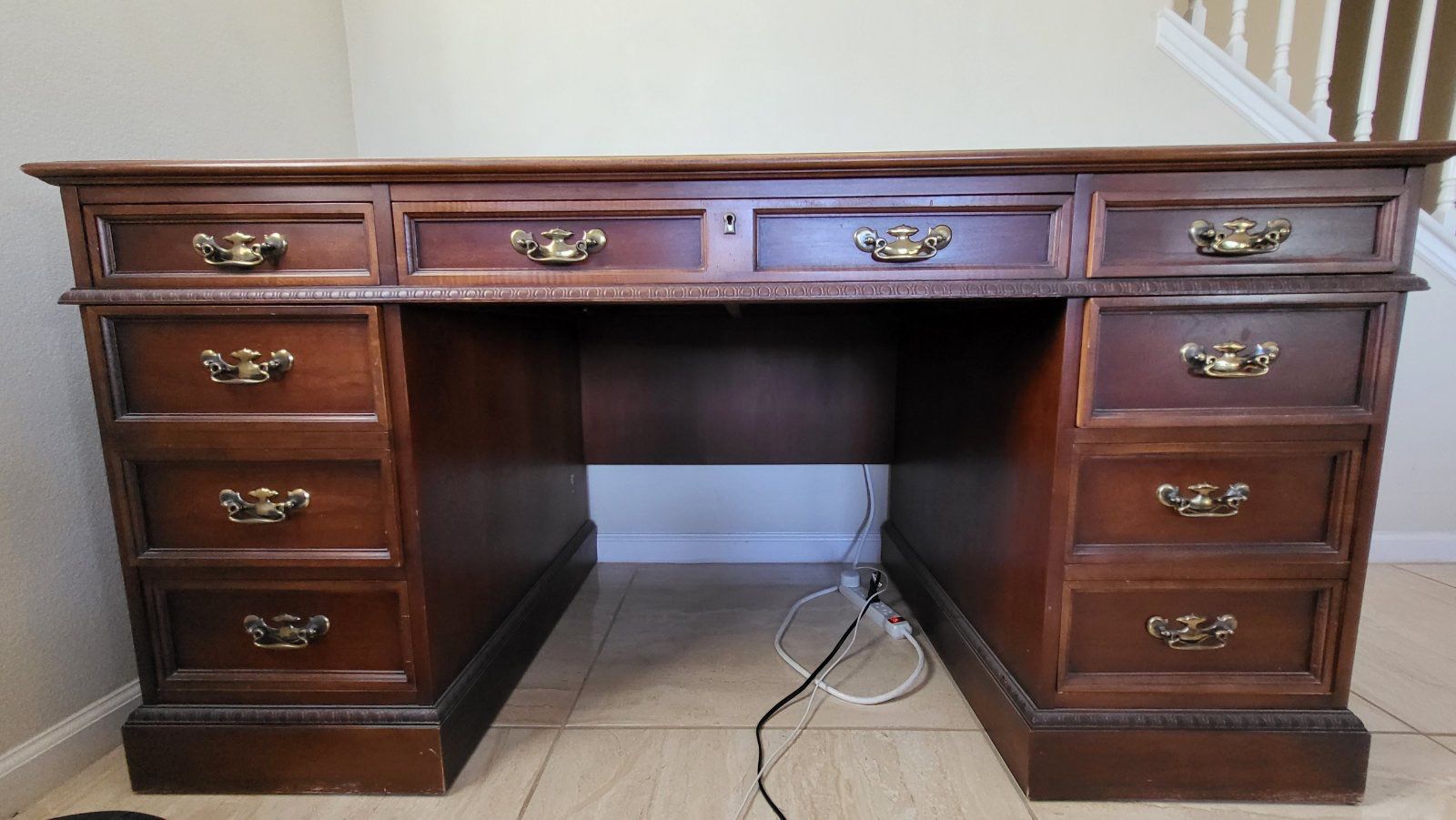 Vintage Herman Oak Office Desk