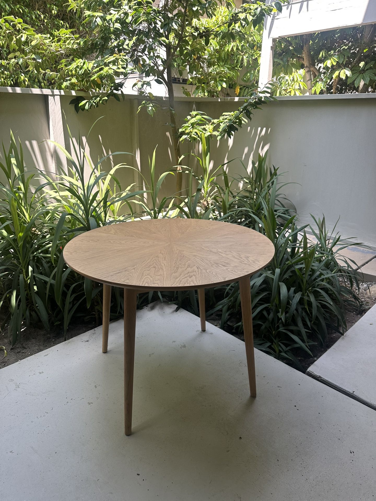 Mid Century Wood Small Dining Table
