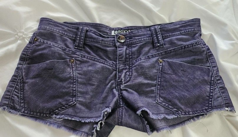 Ladies Juniors Roxy Short Shorts Sz 3