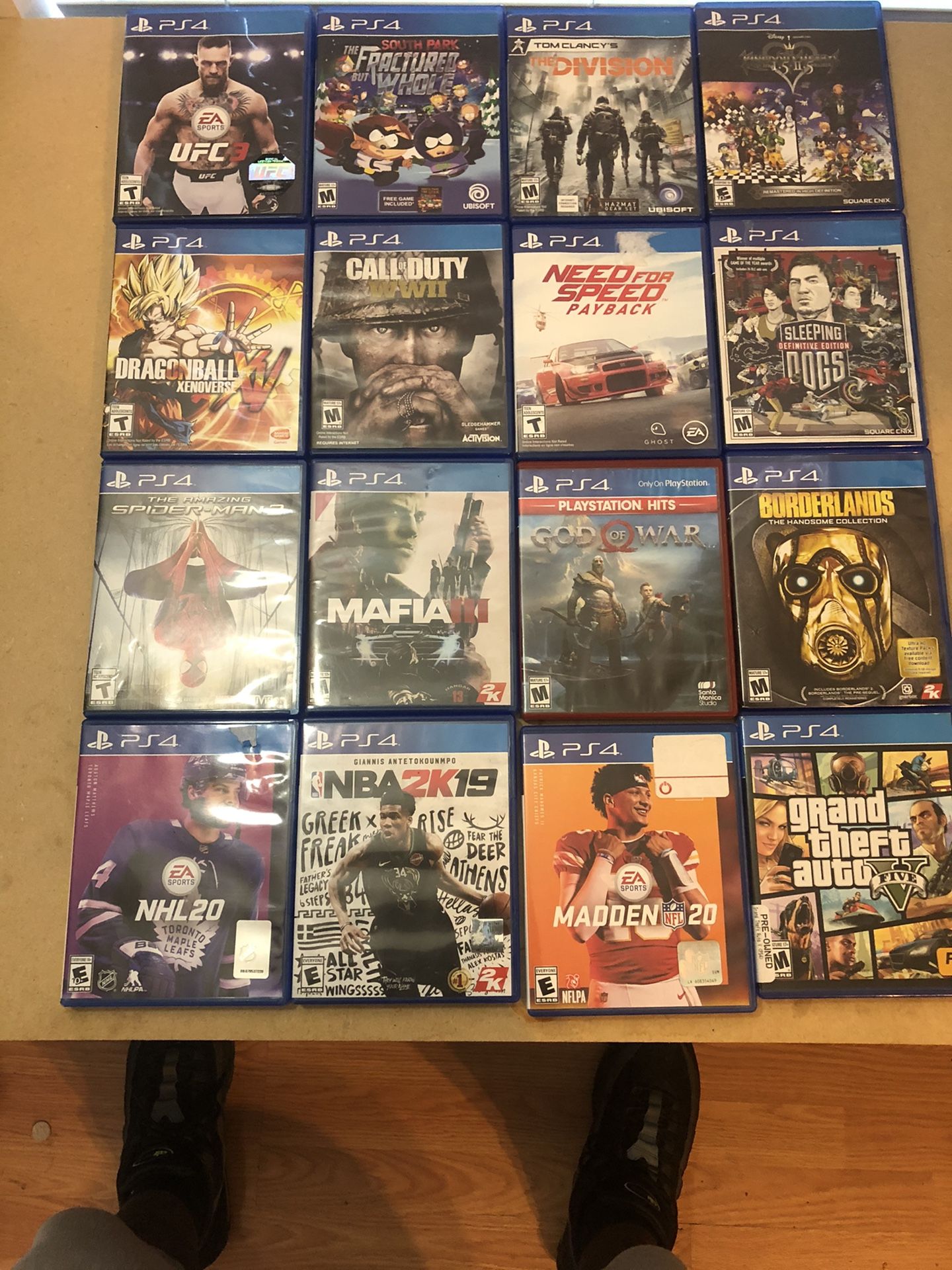 16 Ps4 games