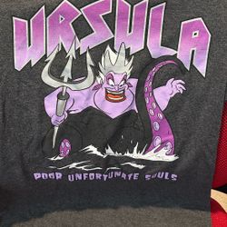 Disney Park Ursula, Poor Unfortunate Souls T-Shirt, Size S