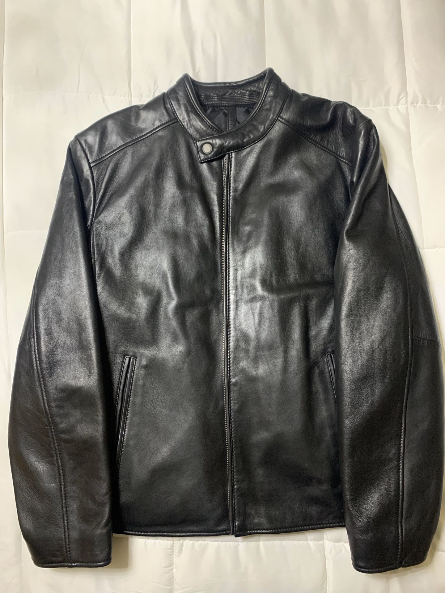 Marc New York Men’s Leather Moto Jacket