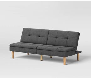 Futon couch in grey