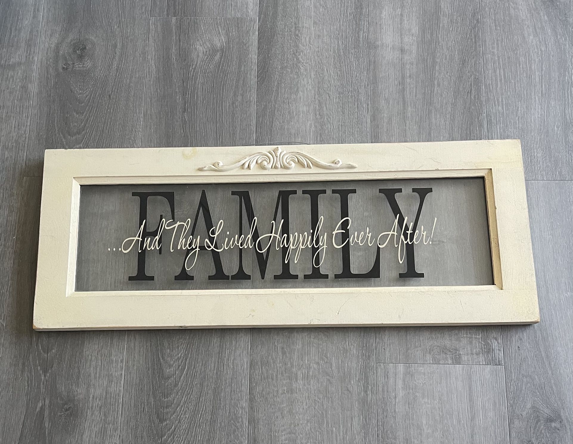 Glass And Wood Picture Frame
