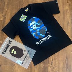 Black/Dark Blue Bape Tee