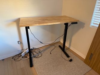 Standing Desk 48 × 24 Inch Electric Height Adjustable